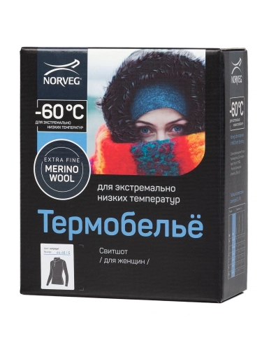 Свитшот женский Norveg "-60 °C" фото 6